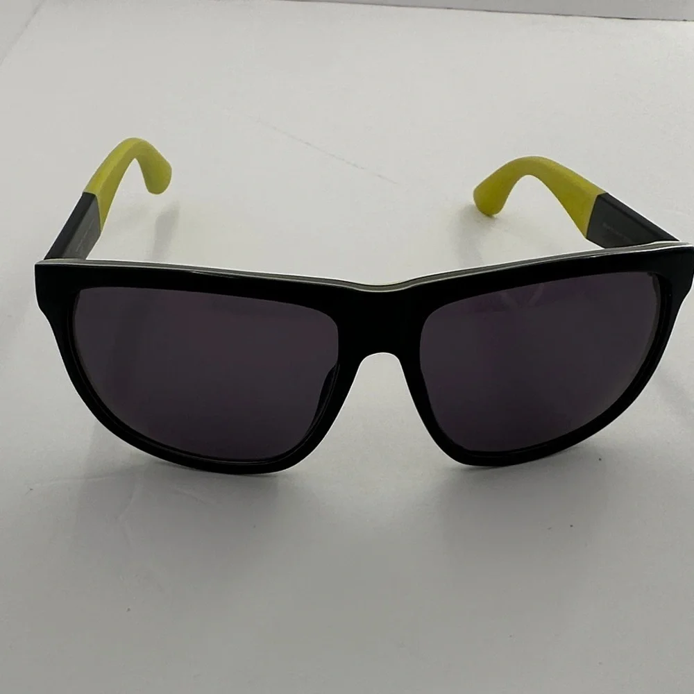Marc by Marc Jacobs MMJ 417/S Black & Yellow Sunglasses | Unisex | Case Included